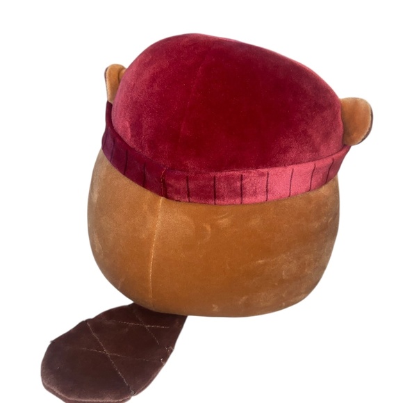 Squishmallows Squish Chip Beaver in Red Beanie 8” Plush Stuffed Animal NWT - Picture 4 of 14